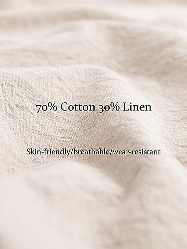 MOLUCI Men's Women's Cotton Linen Bathrobe Couples Japanese-Style Absorbent Quick-Drying Kimono Yukata Sauna Robe,Gray,L3