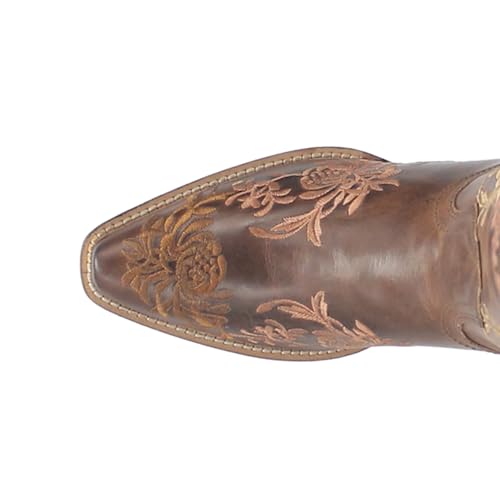 Laredo Tobacco Sylvan Snip Toe 12 inch Women's Western Boots 542714