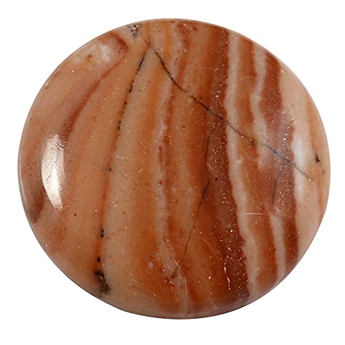 Cabochon rond agate rose 40,85 carats pour créer un cadeau personnalisé unique
