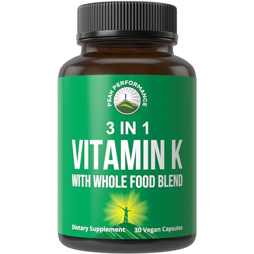 vitamin k with whole food blend of 25 vegetables and fruits for max absorption vegan capsules supplement vitamins k1 k-2 mk4  k2 natto mk7 alternative to drops gummies vit k with k 2 and mk-7