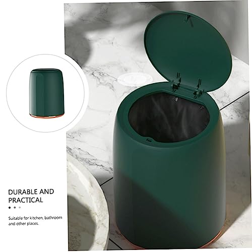 Caneca de basura para cocina con tapa de doble capa miniatura 6