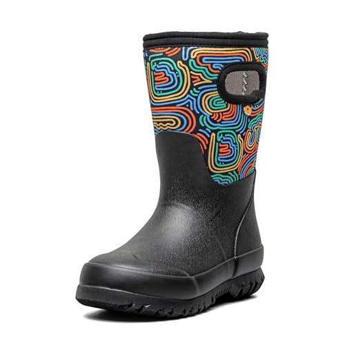 Image of BOGS Grasp Kids Waterproof Rain Boots, Insulated Winter Snow Boots