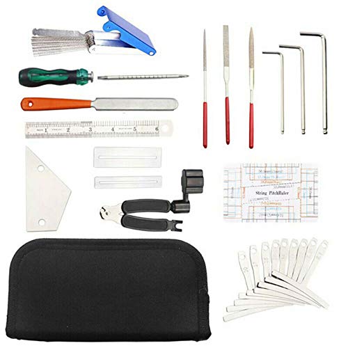 Mingzhe Kit de Ferramentas de Reparo de Limpeza de Cuidados com Guitarra Conjunto de Ferramentas de