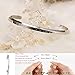 ManChDa Womens Wrist Watch Crystal Case Mesh Stainless Steel Band Bling Ladies Watches Analog Quartz Diamond Classic Fashion Romantic+ Jewelry Cuff Bracelet Set Slim Thin Casual Glitter Dress Watches