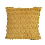 Kissenbezug Valentinstag 45x45 Baumwolle Valentinstagsdeko Herz Liebe Kissenbezüge Valentines Day Cushion Cover Deco für Bettwäsche Sofa Valentinstag Deko Valentine's Day Gifts