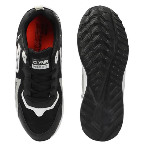 Image of CLYMB Kian Black Casual Running /Walking /Sport Shoes for Men's