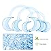 AZDENT® Dental Cheek Retractor Mouth Opener for Teeth Whitening Clear Blue C-shape (Size S,M,L Pack of 3)