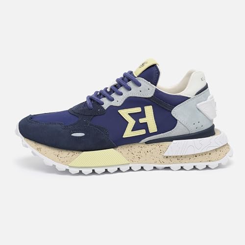 Image of The NSJ358 is a Modern Sneaker Made of Leather and Premium Suede Plus mesh and Nylon. Made by a Stylish Design with Classy Touch.