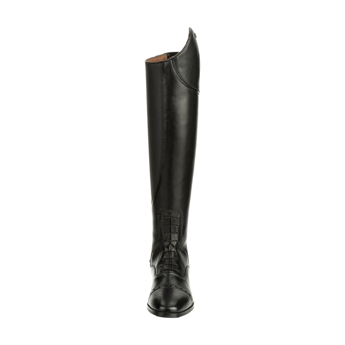SUEDWIND FOOTWEAR Leder Reitstiefel für Damen Florentina Tall – Lederstiefel zum Reiten – Stiefel mit Schnürung, Lederfutter, YKK© Zipper & Ortholite©-Einlegsohle – schwarz - Gr. 38-40