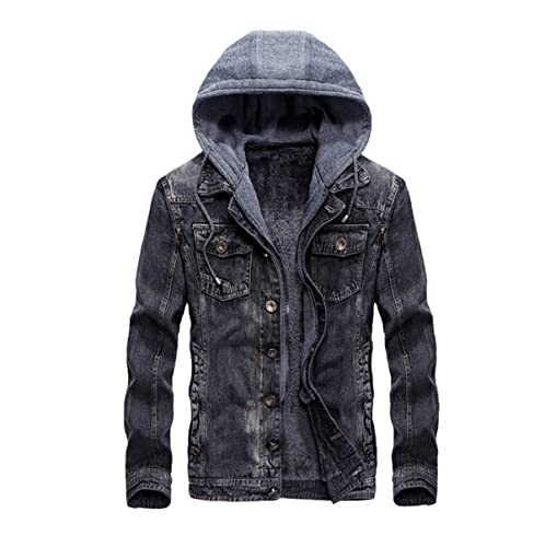 Veste en jean homme chaude pour affronter le froid en ville