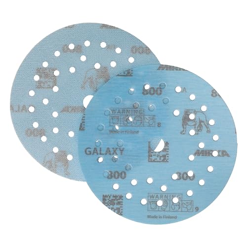 Mirka Galaxy epoxy sandpaper 125mm Hook & Loop grit 800 for sanding epoxy resin wood, epoxy, rivertable / 50 pcs sanding discs - Image 3