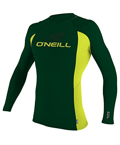 Image of O'Neill Youth Premium Skins Long Sleeve Rashguard, UPF 50+ Sun and Rash Protection, Buttery Soft Tight Fit