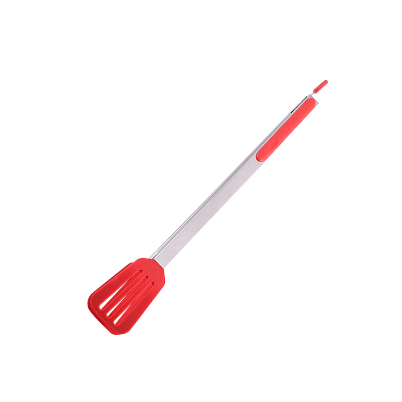 GALPADA 1Pc Silicone Food Tongs Multi Purpose Bbq Grill Clamp with Slip Handle Heat Resistant Food Clips for Steak Pork Chops and More for Kitchen and Outdoor Cooking