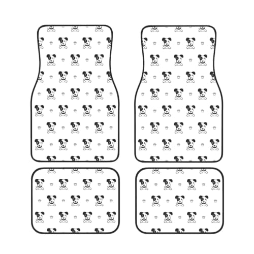 Alfombrillas de coche de Jack Russell Terrier juego de 4 piezas antideslizantes de neopreno
