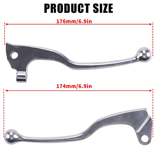 image for CNCMOTOK Front Brake Clutch Levers Compatible with Yamaha YZ80 YZ125 T