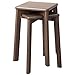 KungFuWood Chaise de Bar, Tabouret de Bar, tabourets de Bar Lot de 2, Tabouret Haut Bois, Design Moderne, Chaise Haute de Bar, Convient pour Cuisine, Salle de séjour, Bois, Marron Noyer