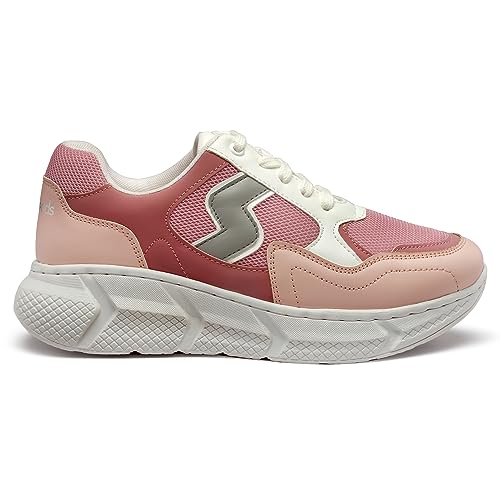 Image of SOLETHREADS Truffle Women Sneaker|Soft Cushioned Insole|Chunky Sole|Lightweight|Comfortable|Stylish|Outdoor|Indoor Party|Anti-Skid|Dynamic Feet Support|Arch Support|Regular Wear|Casual Shoes|Everyday