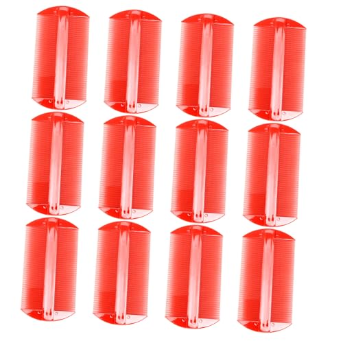 OATIPHO 1 Juego Rejilla Antistática Peine De Doble Cara Peine Anticaspa Peine De Peine De Doble Filo Color Aleatorio 12 Piezas