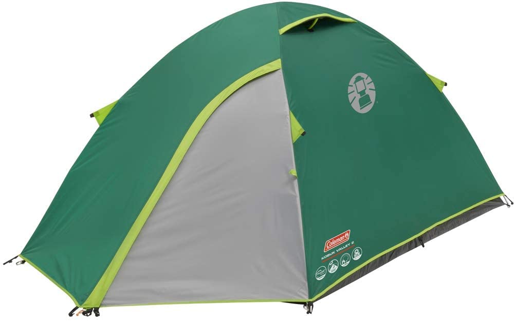 Coleman Kobuk Valley Kuppelzelt | leichtes 2-4 Personen Igluzelt mit großer verdunkelter Schlafkabine | Blackout Bedroom Technologie |2-4 Mann Campingzelt mit Vorzelt | 100% Wasserdicht WS 4.500