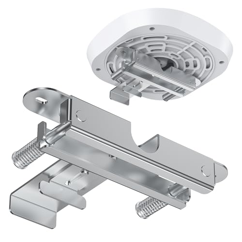 Image of Eero PoE 7 & 6 T-Bar Ceiling Mount, Aluminum Tool-Free WiFi AP Bracket | T-Bar Ceiling Mount for Eero PoE 7 & PoE 6 Wi-Fi Access Point, Tool-Free Installation, WiFi AP Mount for Office, Warehouse
