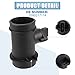 X AUTOHAUX 0280217114 Car Mass Air Flow Sensor Meter MAF Sensor Airflow Replacement for Mercedes-Benz C230 1997-2000 for Mercedes-Benz SLK230 1998-2002