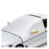 Protege Pare Brise Givre pour Smart Roadster, Pluie et Soleil, Repliable la Neige et la Glace en Hiver, Anti Givre Voiture Bache