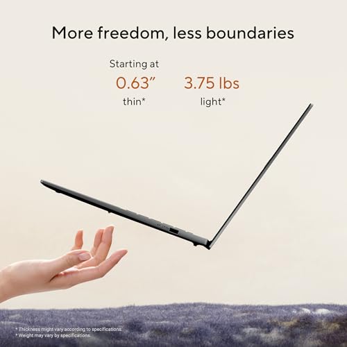 Image of ASUS Vivobook S16 Laptop (2026), 16 inch 16:10 WUXGA OLED Display, Copilot+ PC, AMD Ryzen AI 7 445 Processor, AMD Radeon Graphics, 32 GB RAM, 1TB SSD, WiFi 6, Windows 11 Home, Matte Gray, M3607GA-DS79