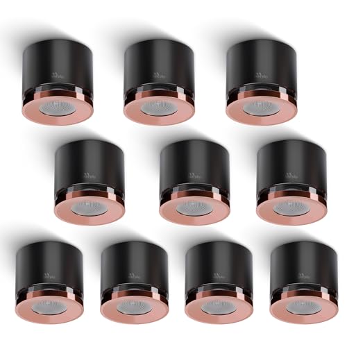 Image of Murphy 3W LED Crystal Surface Mount Light | Warm White | Premium Cylindrical Design | Compact 40mm Height | Efficient Heat Conduction | BIS Approved | 2 Years Warranty | Pack of 10