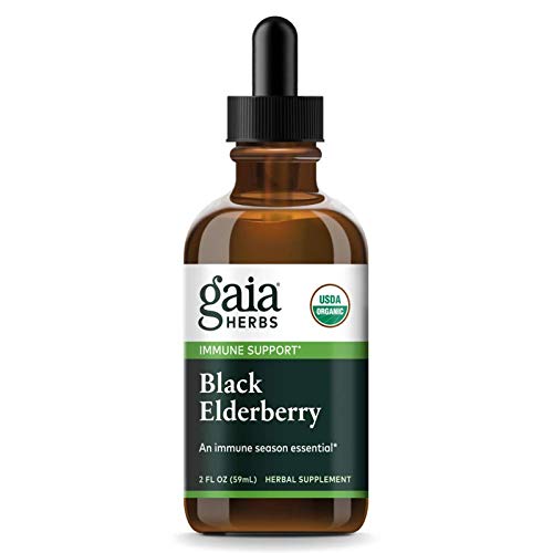 GAIA HERBS Organic Black Elderberry Extract 2 ounces