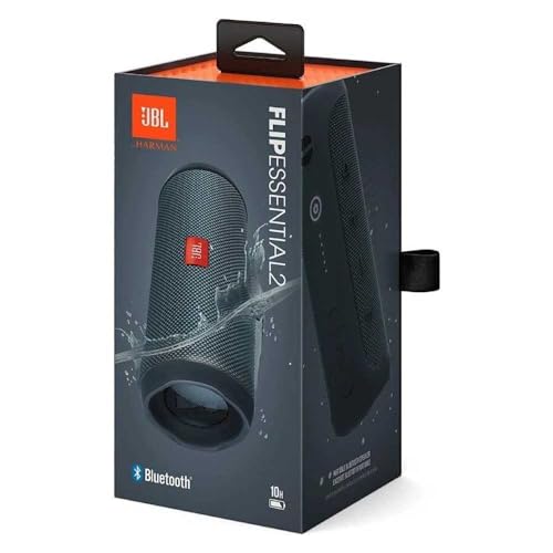 JBL Flip Essential 2 – Tragbarer Bluetooth-Lautsprecher mit wiederaufladbarem Akku – IPX7 wasserdicht – 10 Stunden Akkulaufzeit – Schwarz – Bild 6