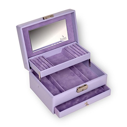 Preisvergleich Produktbild SACHER Schmuckkästchen Carola / Verona lac / pink / Handmade in Germany / Schmuckaufbewahrung