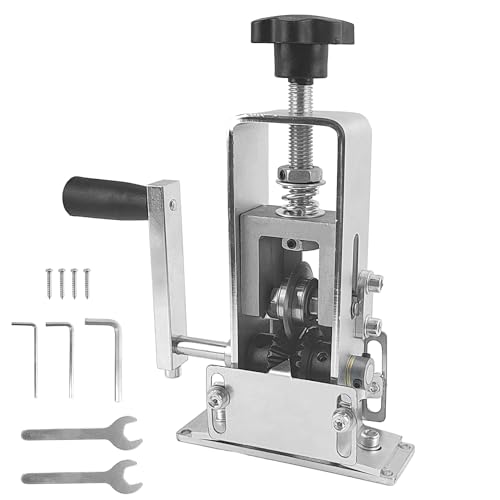 Maquina Pelacables Electricista Cobre, Pelacables Automático con Manivela, Pelacables Manual Adecuado para Cables de 1-25 mm, Pela Cables de Electricidad para Cobre y Chatarra