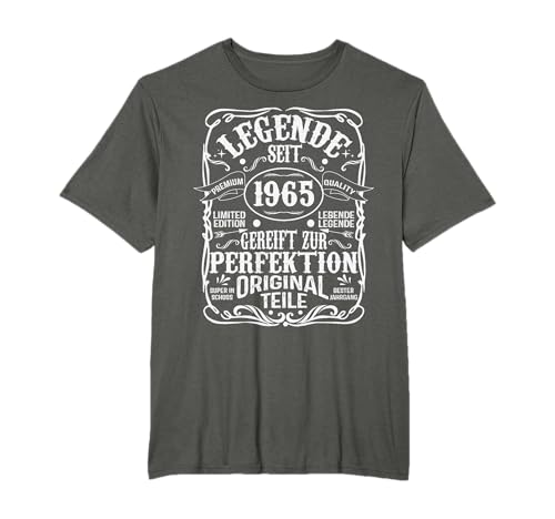 60. Geburtstag Mann Frau 60 Jahre 1965 Deko Lustig Geschenk T-Shirt