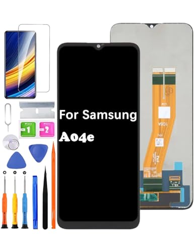 Screen Replacement for Samsung Galaxy A04e A042F A042F/DS A042M A042M/DS LCD Display Touch Digitizer Assembly + Tools