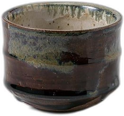 Korean Karatsu Tubular Small Attachment [3.8 x 3.8 x 3.9 x 3.0 inches (9.8 x 9.8 x 7.5 cm) | Setomonohonpo, Small Bowl