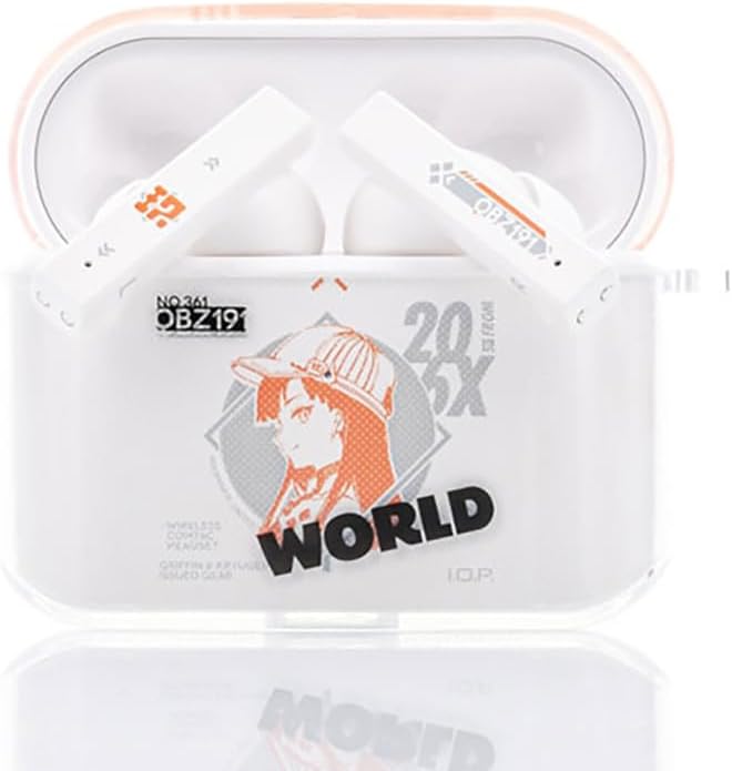 NEKOCAKE Girls Frontline TWS IEMs True Wireless Earphones Support ANC A2DP/AVRCP/HFP/HSP/SBC/AAC Active Noise Canceling Earbuds