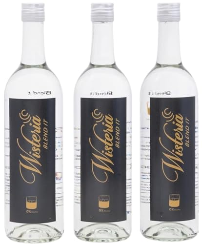 Image of WISTERIA Waters Premium Glass Bottled Mineral Water 750ml, pH-Balanced, Water 0% Alcohol Chemical-Free, Natural Spring Taste, Mineral-Infused Hydration, Glass Bottle - Pack of 3