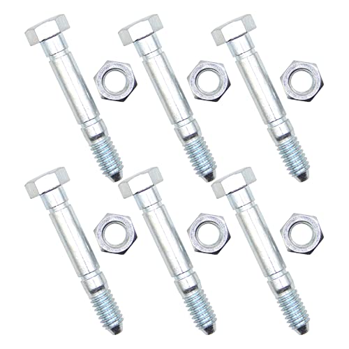 51001500 Shear Pin Bolts & Nuts for Ariens 51001 51001500 Replacement 6pk