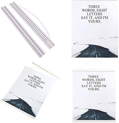 Image of 30x20 30x40 30x30 Poster Frame, Magnetic Light Wood Wooden Frame Hanger for Photo Picutre Canvas Artwork Art Print Wall Hanging (1 Pack, 30 inch, White)