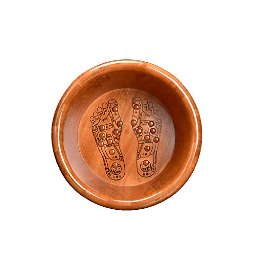 Spa de pies de madera con masaje y cubierta miniatura 4