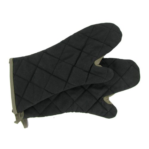 Ritz 2PX27BKBK duraSERV Black 17" Oven Mitt - Pair