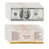 You Park Like an Idiot Cards Bad Parking Prank Note Look Like $100 Money from a Distance - 50 qty - leave them under Vehicle Wipers Spot Foul Fool You Cards for Ahole Drivers!
