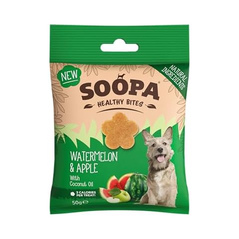 Soopa Watermelon & Apple Healthy Dog Bites Cover