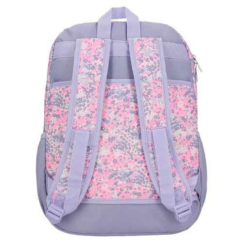 Sac à dos scolaire Enso So rose en polyester avec compartiments - 3