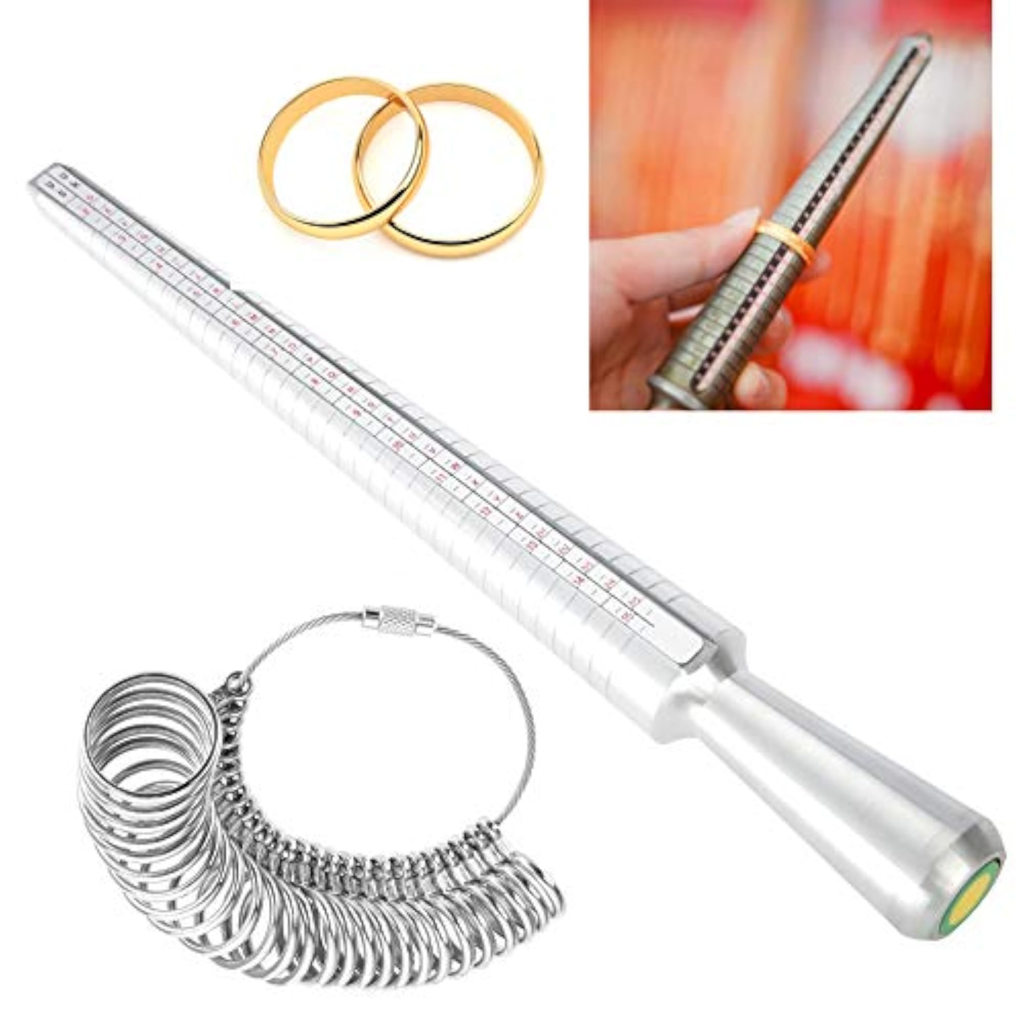 UK Size Ring Making Kit with Lightweight Ring Mandrel