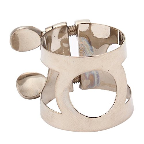 Plaqué nickel Ligature de clarinette double vis ajuster pour clarinette