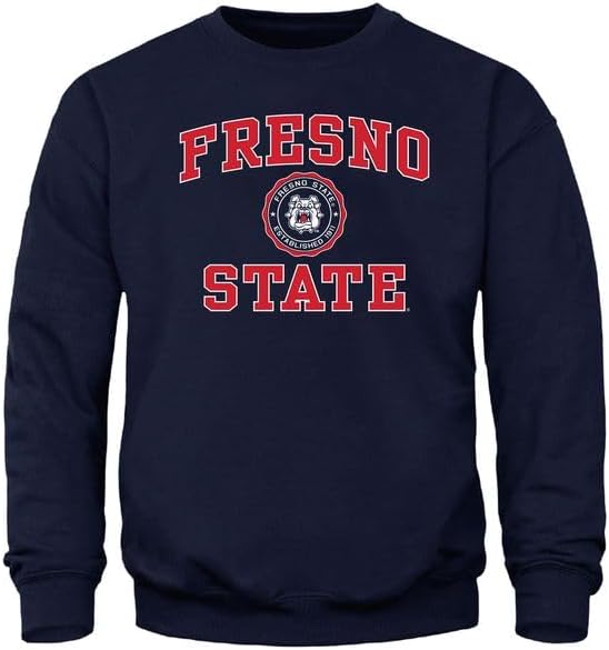 Barnesmith Crewneck Sweatshirt for College, Heritage Logo, Adult Unisex