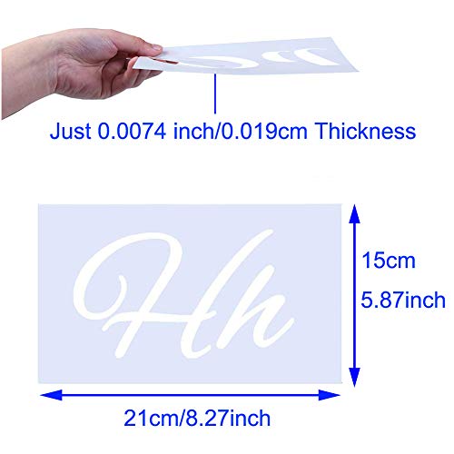 Fortspang Letter Stencil, 40 pezzi alfabeto