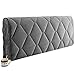 Tête De Lit Housse De Protection En Tissu Protecteur De Chevet Anti-poussière Couvertur 4cm épaissie Soft Pack Anti-Collision Coussin Dossier Décor Cover Lavable,Gray-150 * 65cm