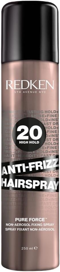 Anti Frizz, Hairspray for a Firm, Residue-Free Hold, Aerosol-Free, Vegan Formula, 250ml